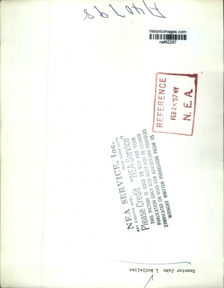 1957 Press Photo John McClelland - nef42297