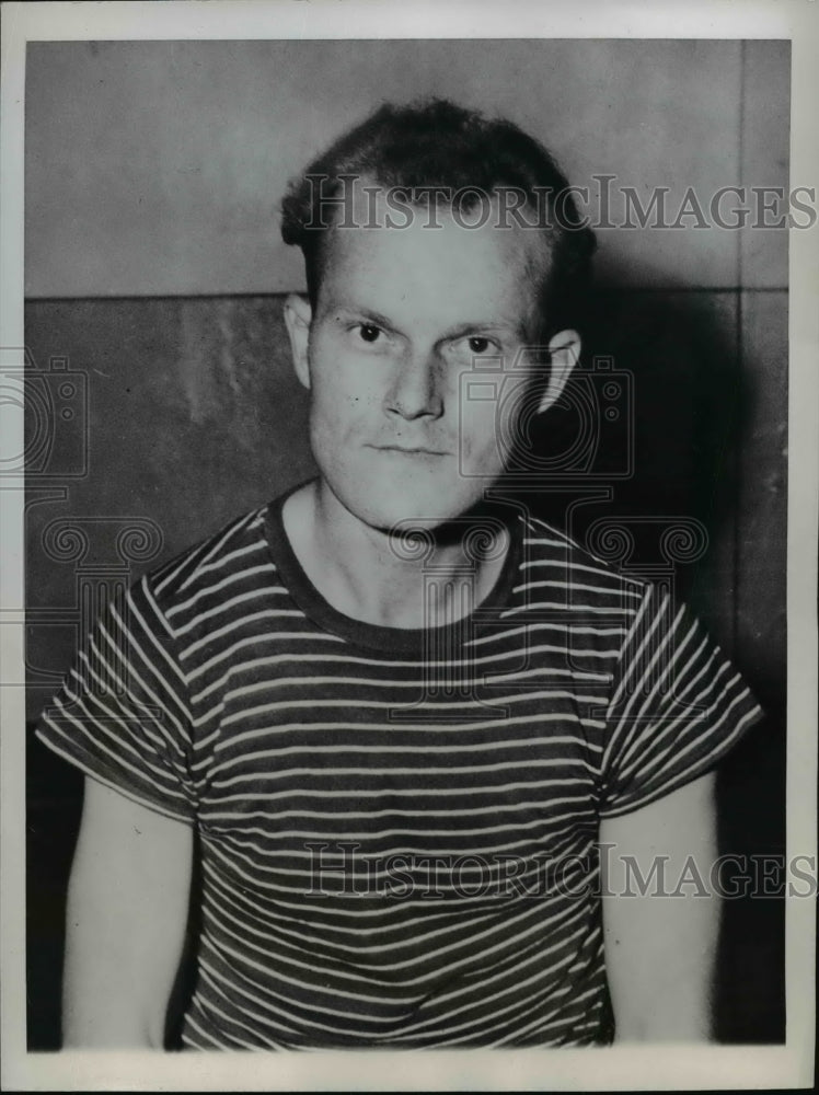 1946 Press Photo Roland Wasti, Held for Murder in Milwaukee - nef42319