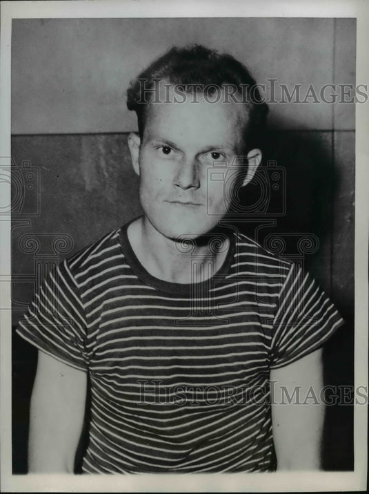 1946 Press Photo Roland Wasti, Held for Murder in Milwaukee - nef42319