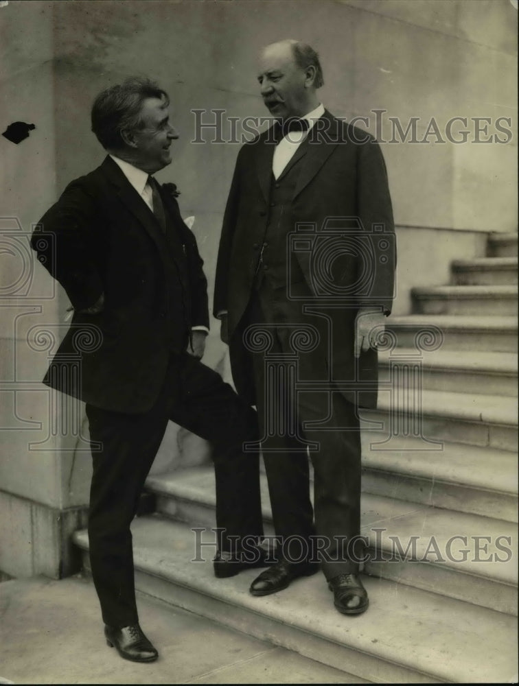 1924 Press Photo Senators Royal S. Copeland, Samuel Ralston - nef42393