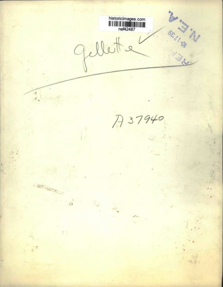 1939 Press Photo Gillette - nef42487