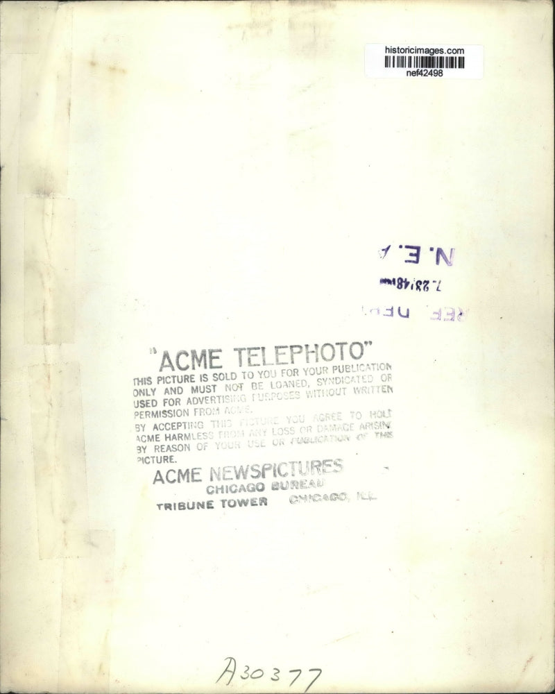 1948 Press Photo Gov James E Folsom Escorted to Speaker's Platform at Convention