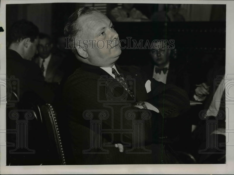 Load image into Gallery viewer, 1936 Press Photo E.E. Miller Testifies in Senate Civil Liberties Committee
