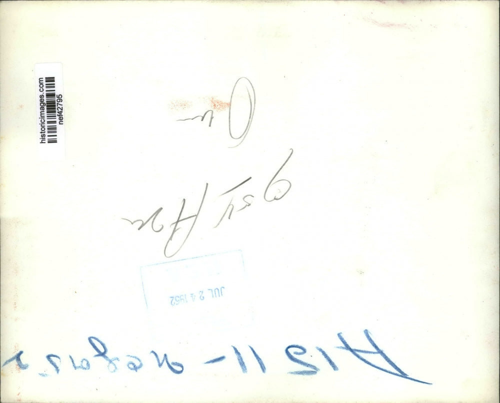 1962 Press Photo Portraits Were Hung in Convention Hall as Part of Decorations