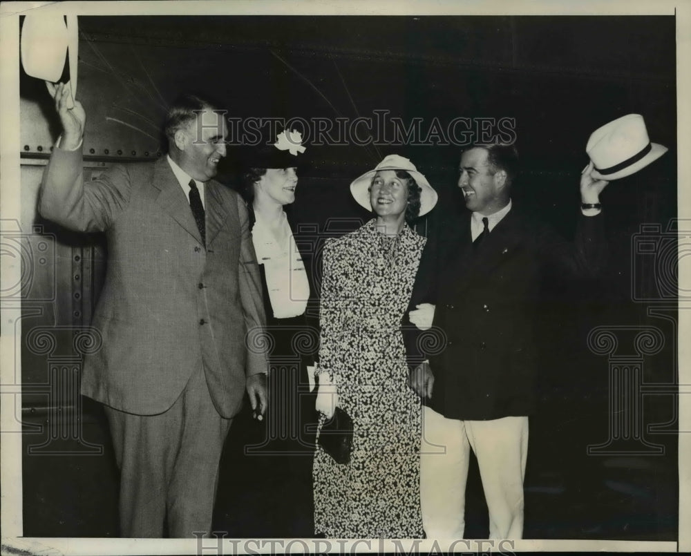 1936 Press Photo Delegates at Democratic National Convention - nef42822