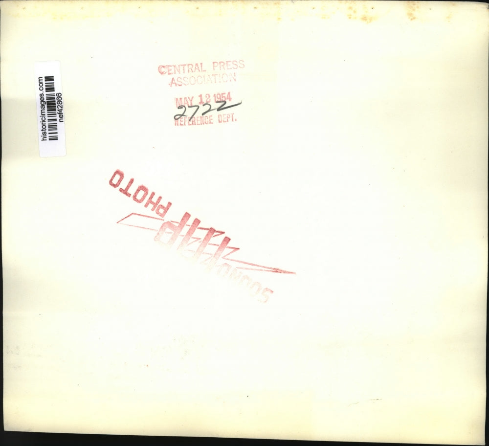 1954 Press Photo Senator Joseph McCarthy w/ Wife Jean at Senate Committee Recess