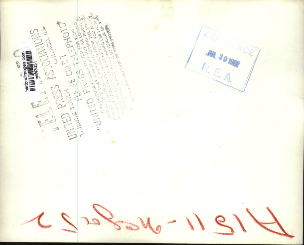 1952 Press Photo Demonstration for Averell Harriman After Nominated Today