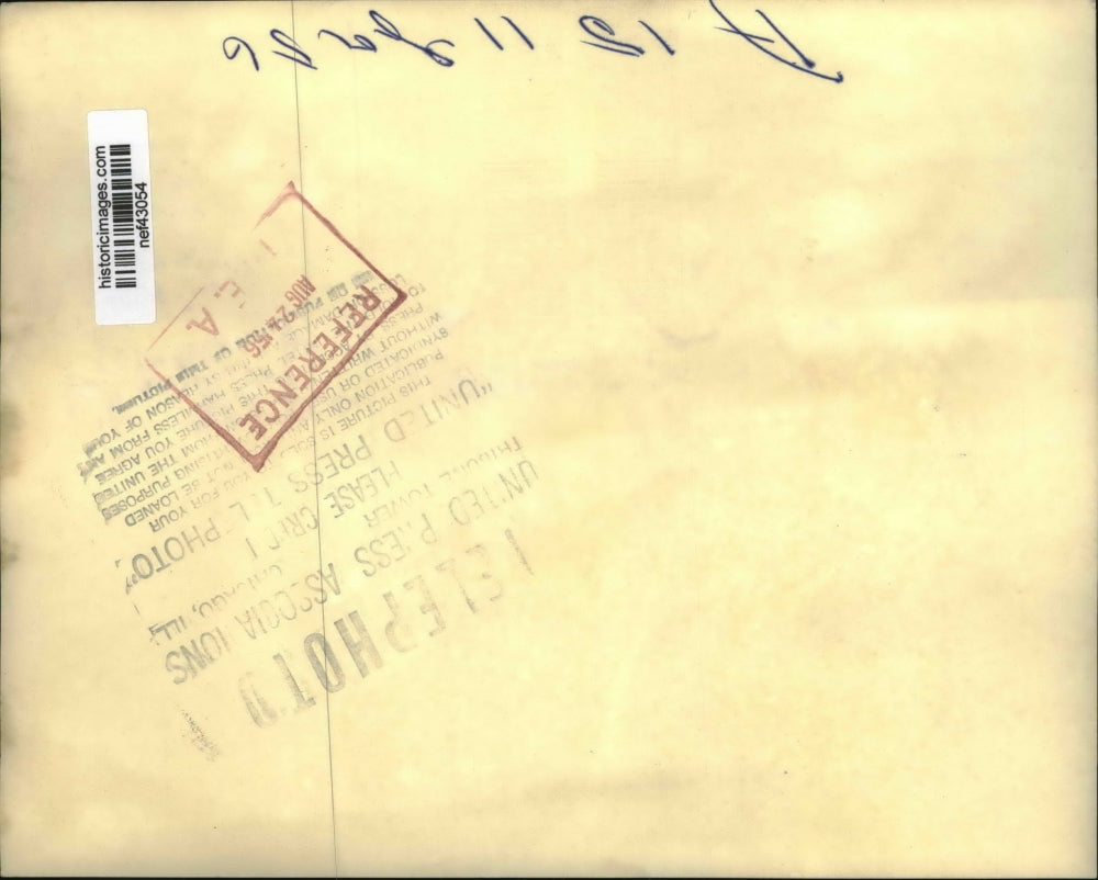 1956 Press Photo Workmen Start Clean-Up on Sea of Posters After Democrat Parades