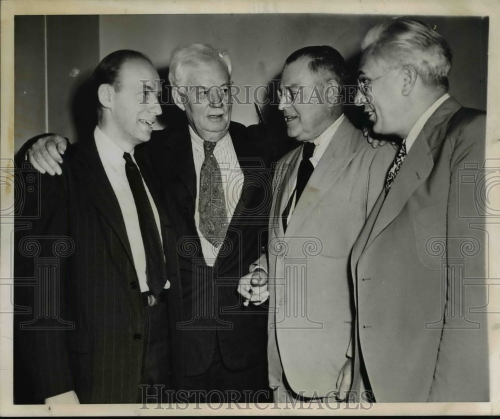 1944 Press Photo Democratic Leaders at Herbert Brownell, Jr. Luncheon Washington
