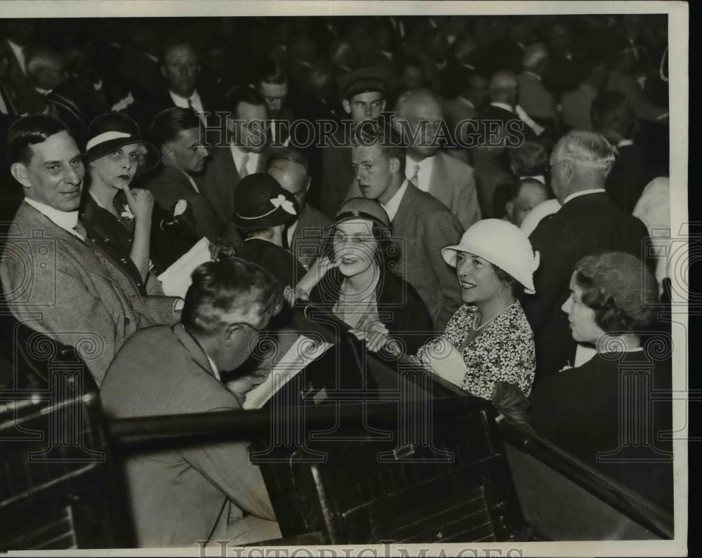 1932 Press Photo Delegates at GOP Republican National Convention - nef43073