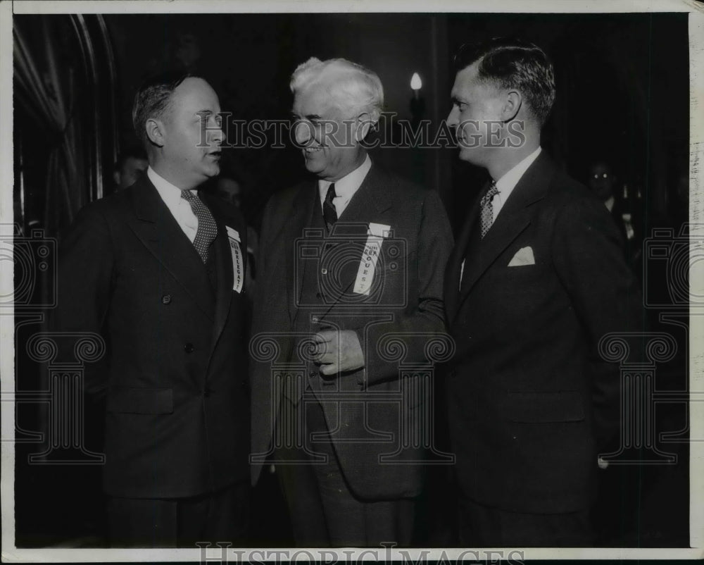 1935 Press Photo Young Republicans at National Committee meeting in Iowa