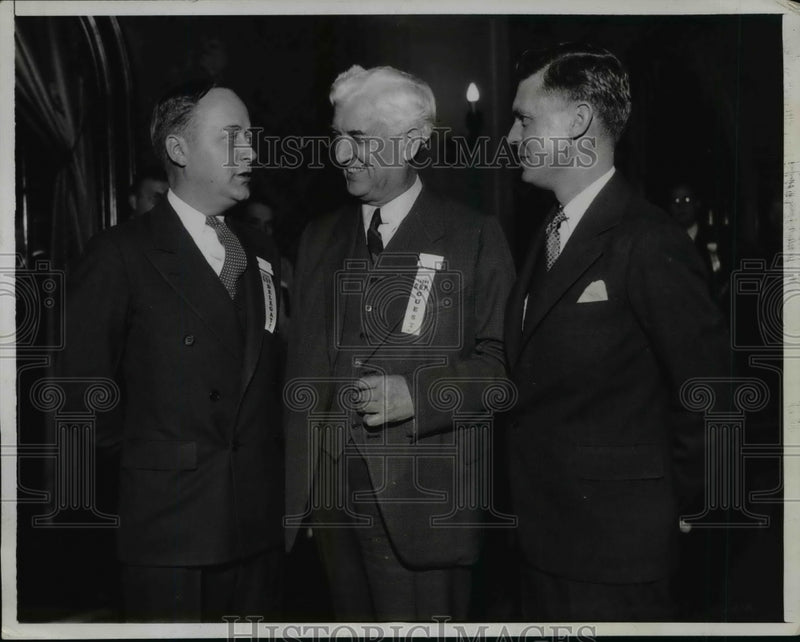 Load image into Gallery viewer, 1935 Press Photo Young Republicans at National Committee meeting in Iowa
