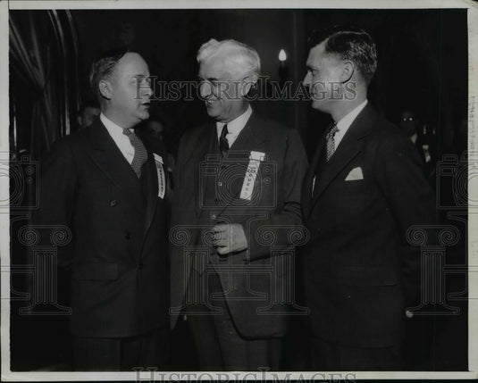 1935 Press Photo Young Republicans at National Committee meeting in Iowa