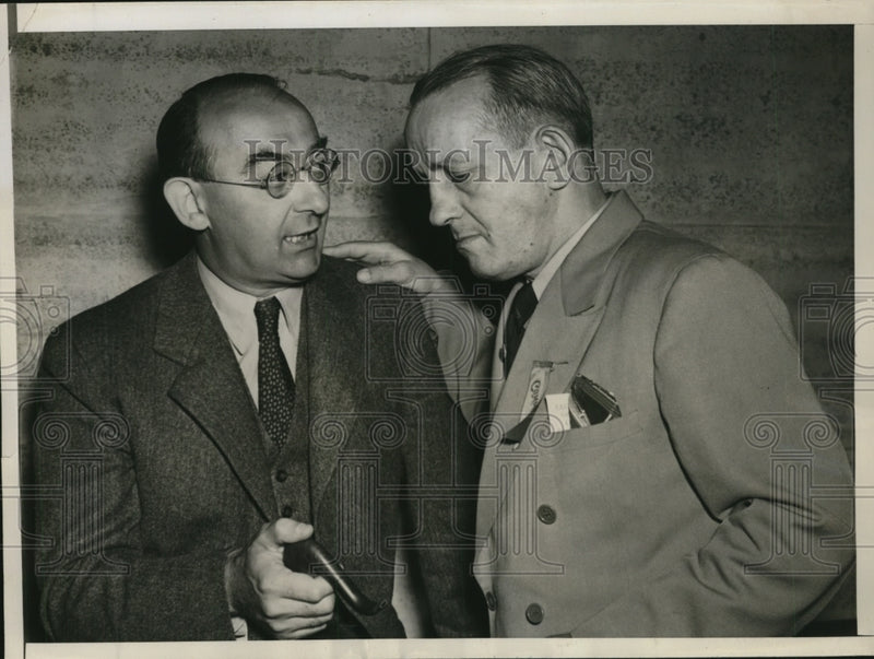 Load image into Gallery viewer, 1941 Press Photo Herzog, Jacoby at Eastern States Gasoline Conference
