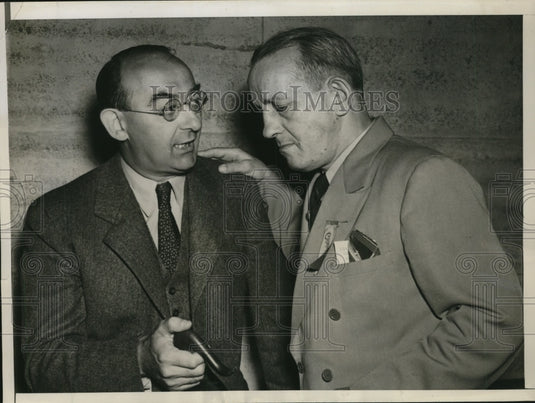 1941 Press Photo Herzog, Jacoby at Eastern States Gasoline Conference