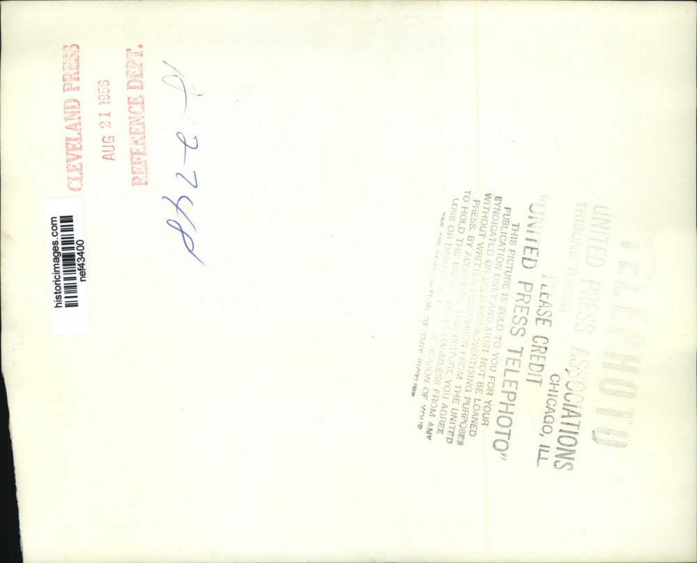 1956 Press Photo Secretary of Defense Charles Wilson & Under Sec State Hoover Jr