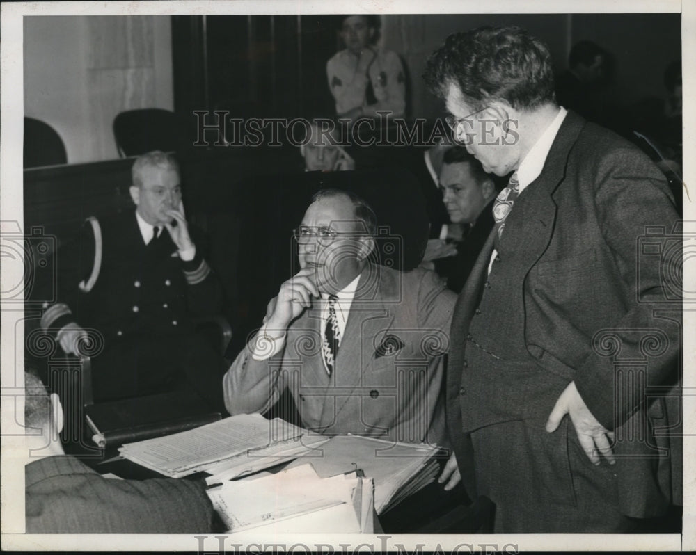 1946 Press Photo Senate Continues Probe of Pres Aide for Federal Reserve Appoint