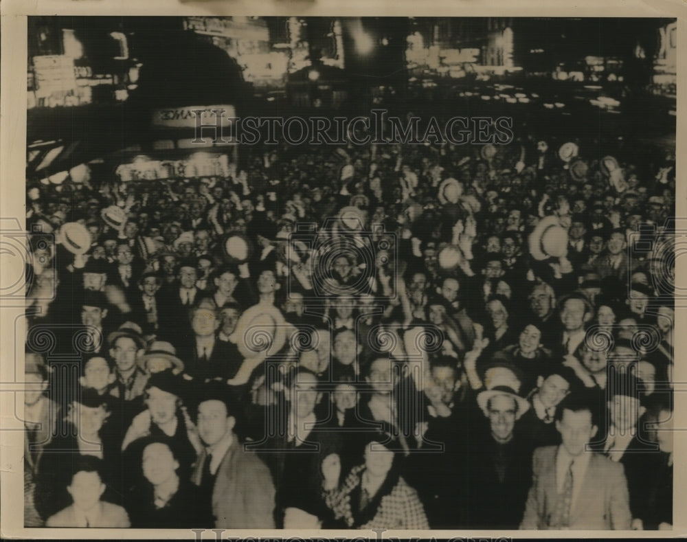 1936 Press Photo Election Night - nef43546