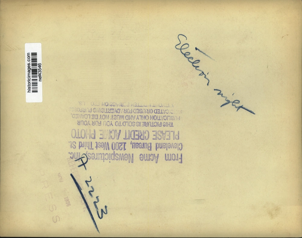 1936 Press Photo Election Night - nef43546