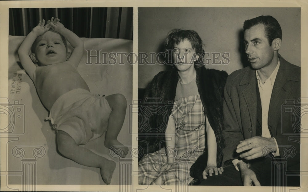 1949 Press Photo Irvine Yeatta and Edith Smith of Cleveland Ohio - nef43594