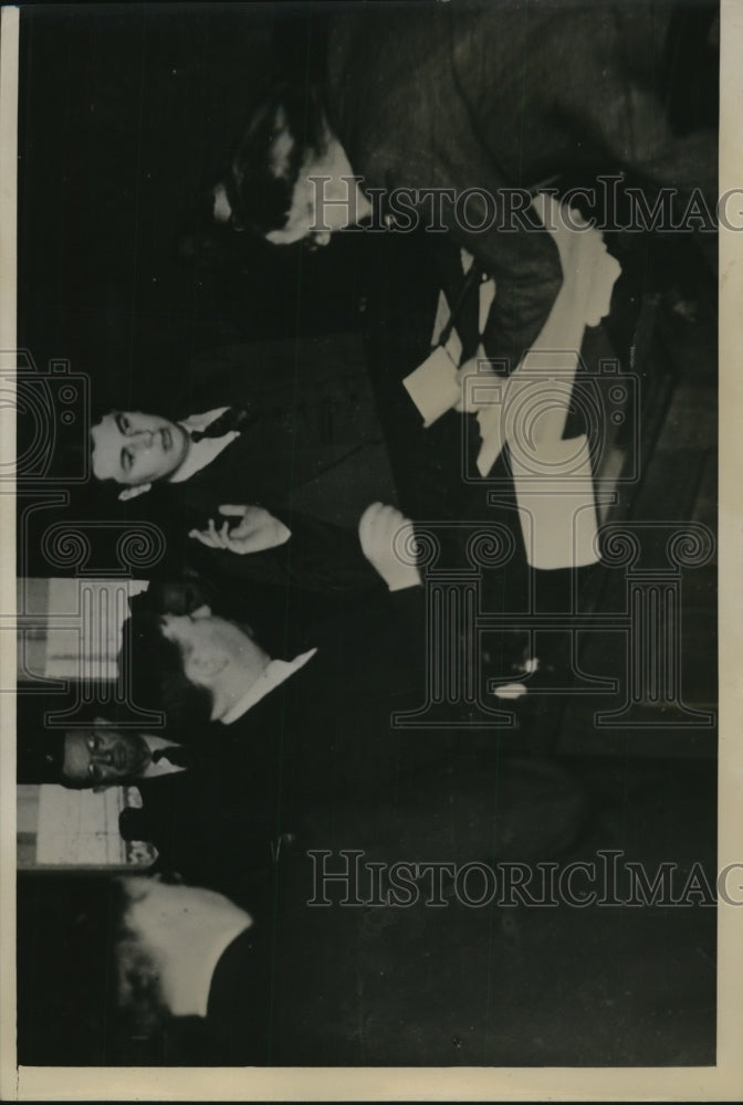 1938 Press Photo James W. Crabb Arraigned Charges of Murder in Death of Bride