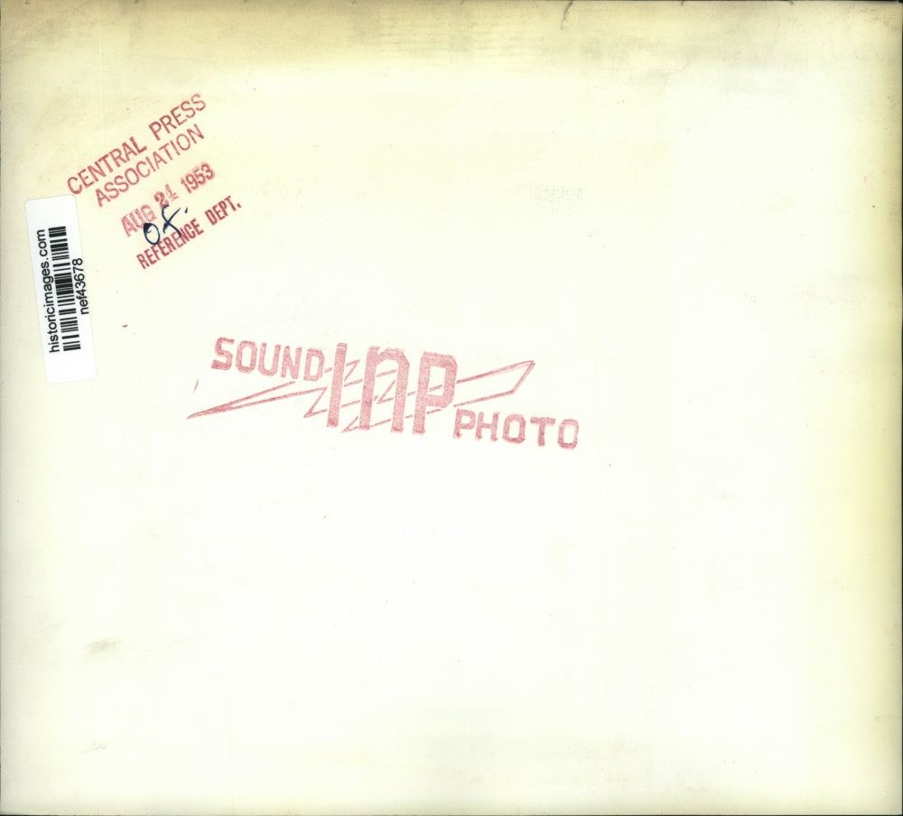 1953 Press Photo Sterling Cole, C.P. Cabell Meeting in Washington, D.C.