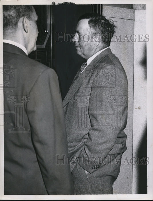 1956 Press Photo Police Chief Charles Vajner - nef43754