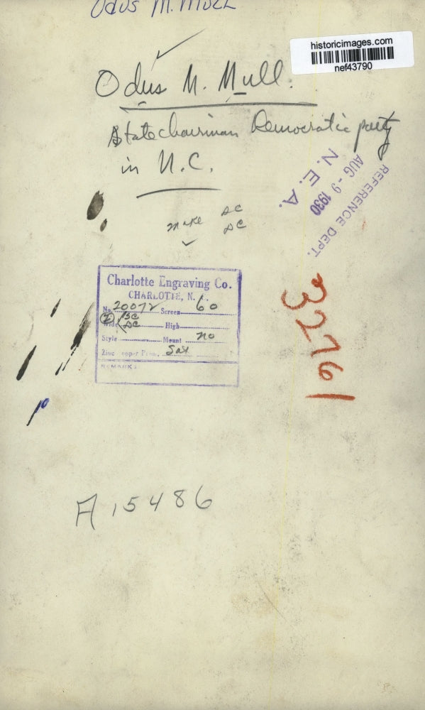 1930 Press Photo Odus M. Mull - nef43790