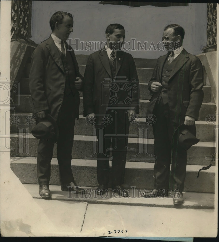 1926 Press Photo Priests Florece Cuista, Fabian Gonzalez, Benedict Solana- Historic Images