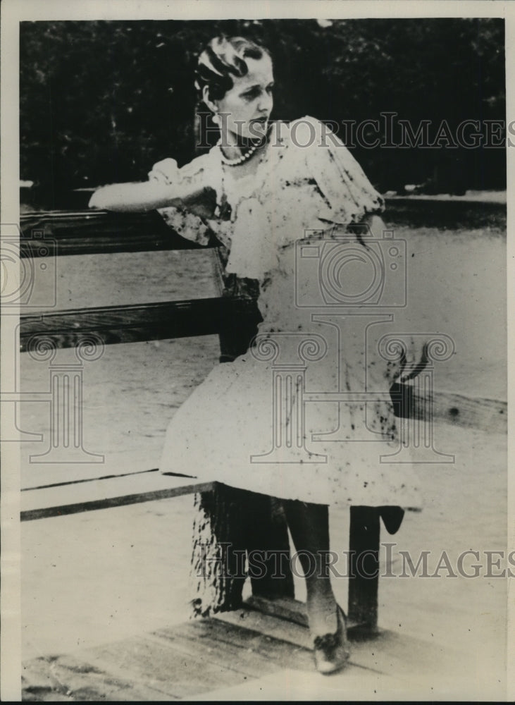 1934 Press Photo Virginia Gibson, Detroit Murder Victim - nef43865