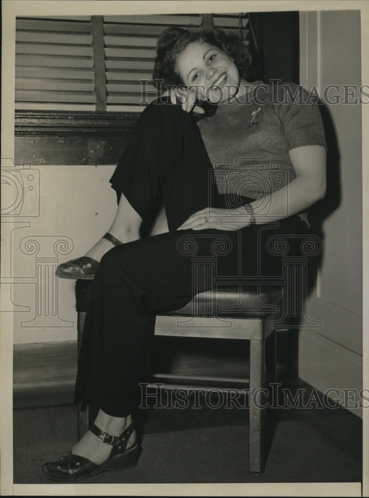 1946 Press Photo Mrs Drieda Natali Reported Missing Found In Reno Getting Divorc
