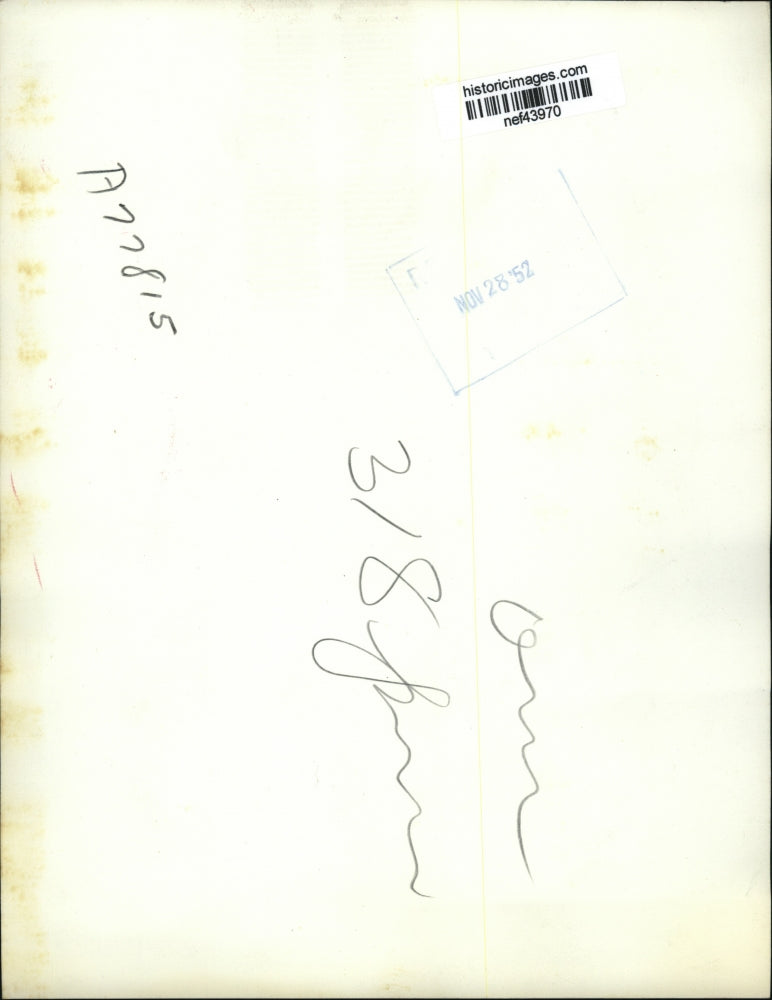 1952 Press Photo Tighe Woods Testifies in Joint Congressional Committee