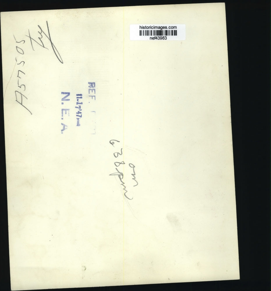 1947 Press Photo Charles Wilson Civil Rights Chairman w/ Human Freedom Report