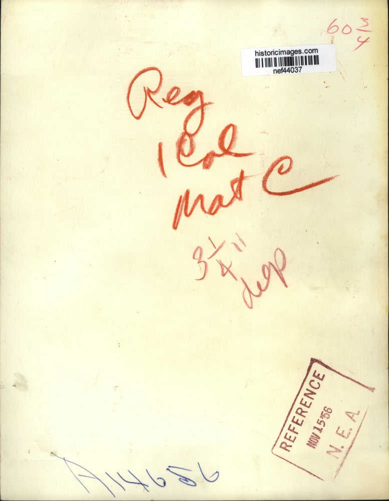 1956 Press Photo Sec of State John Foster Dulles entered Walter Reed Hospital