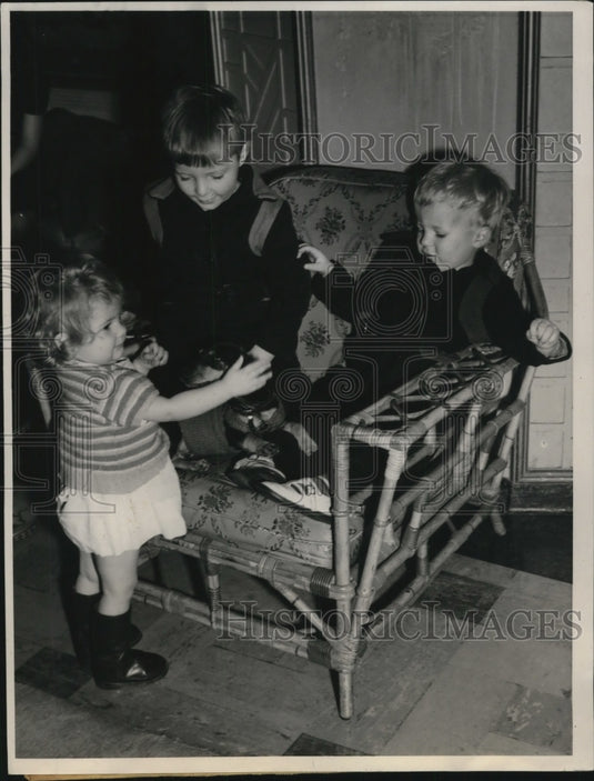 1940 Press Photo Kid Refugees From Orient Arrive in San Francisco via Ship Liner