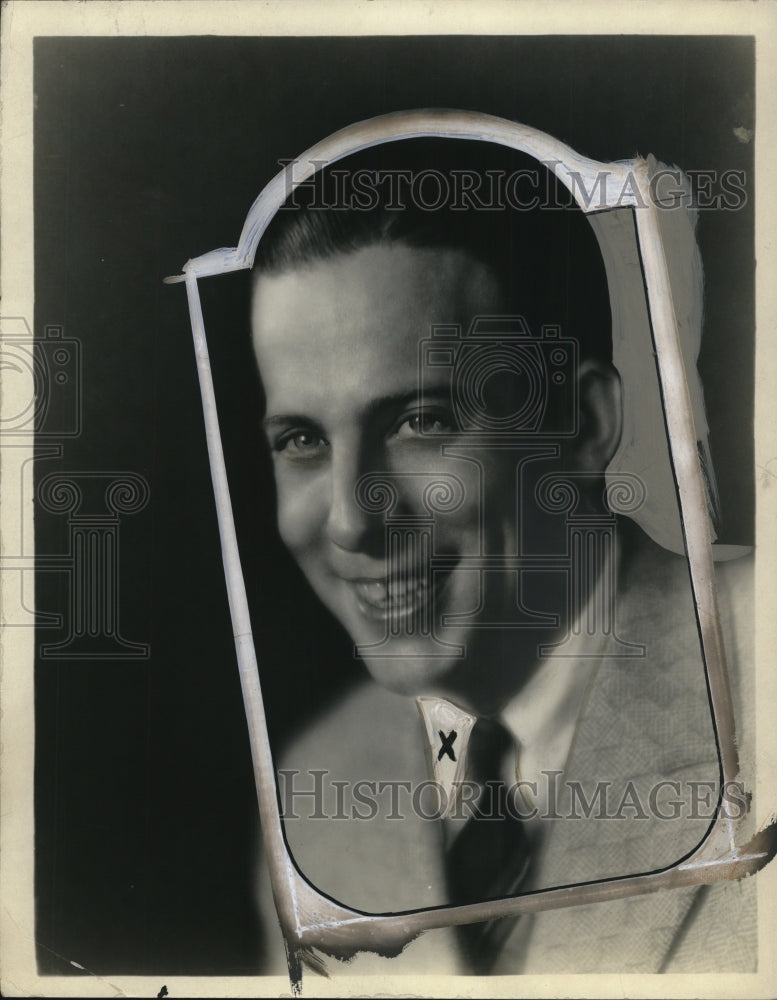 1926 Press Photo Charlie Wellman, Radio Announcer- Historic Images
