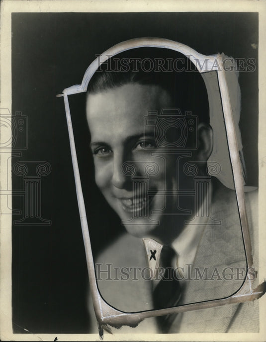 1926 Press Photo Charlie Wellman, Radio Announcer- Historic Images