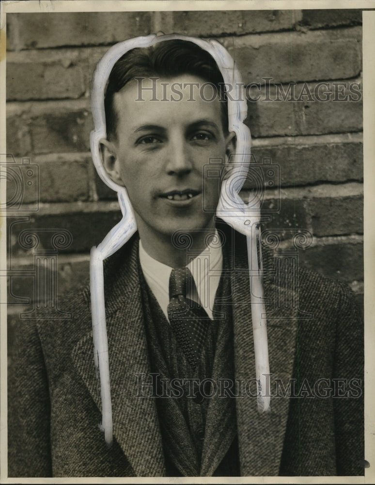 Load image into Gallery viewer, 1930 Press Photo Harold Jenkins, Perfect Student - nef44345
