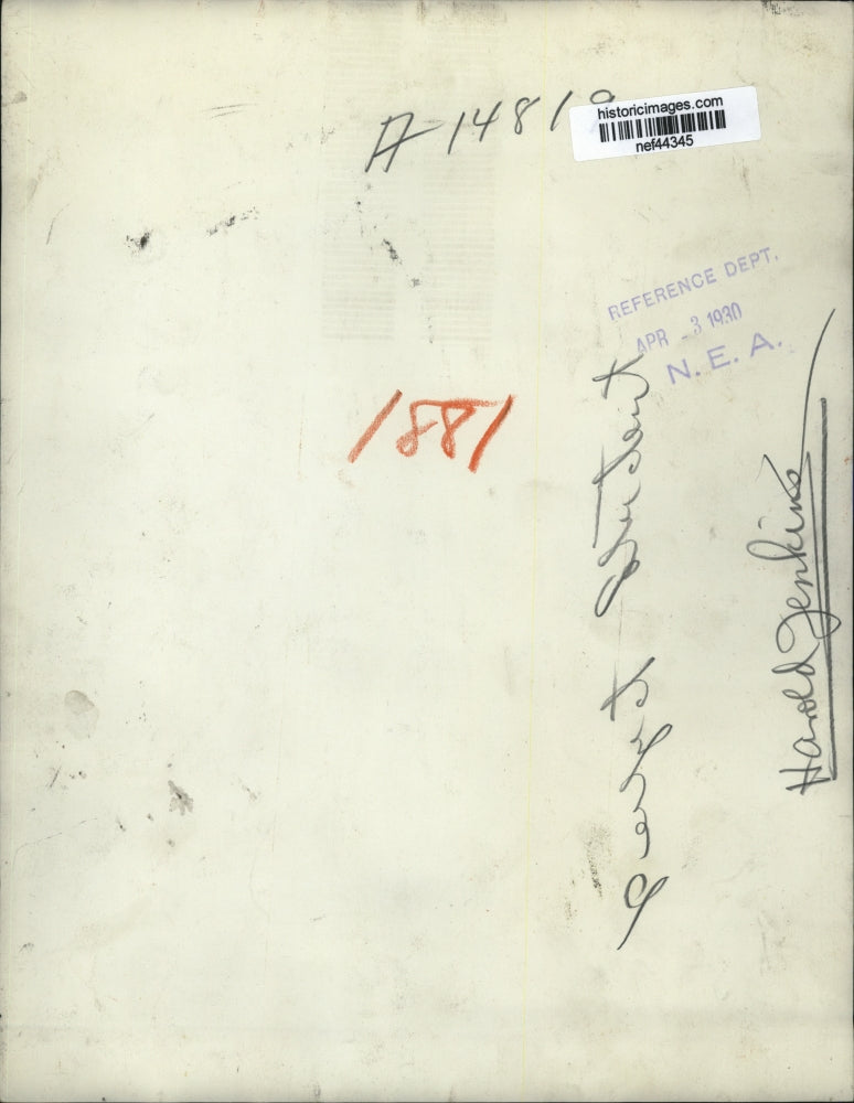 1930 Press Photo Harold Jenkins, Perfect Student - nef44345