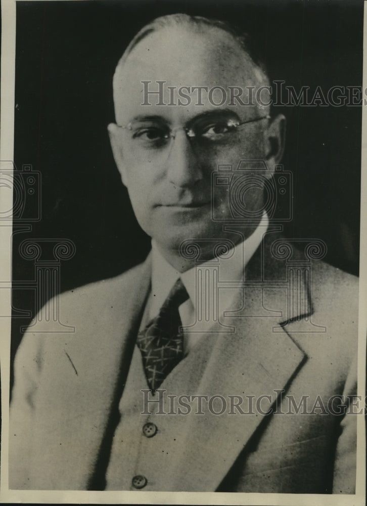 1934 Press Photo Arthur J. Melott, Kansas City Lawyer - nef44474- Historic Images