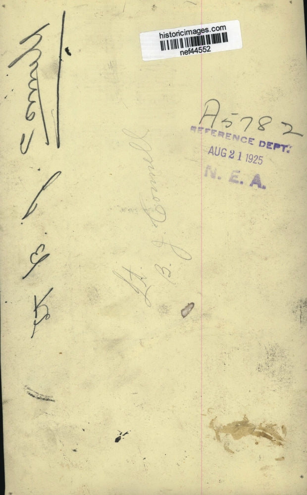 1925 Press Photo Lieutenant B.J. Connell - nef44552