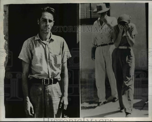 1941 Press Photo Gordon Taylor Brought Back Shooting Iron Days to Mohave Desert