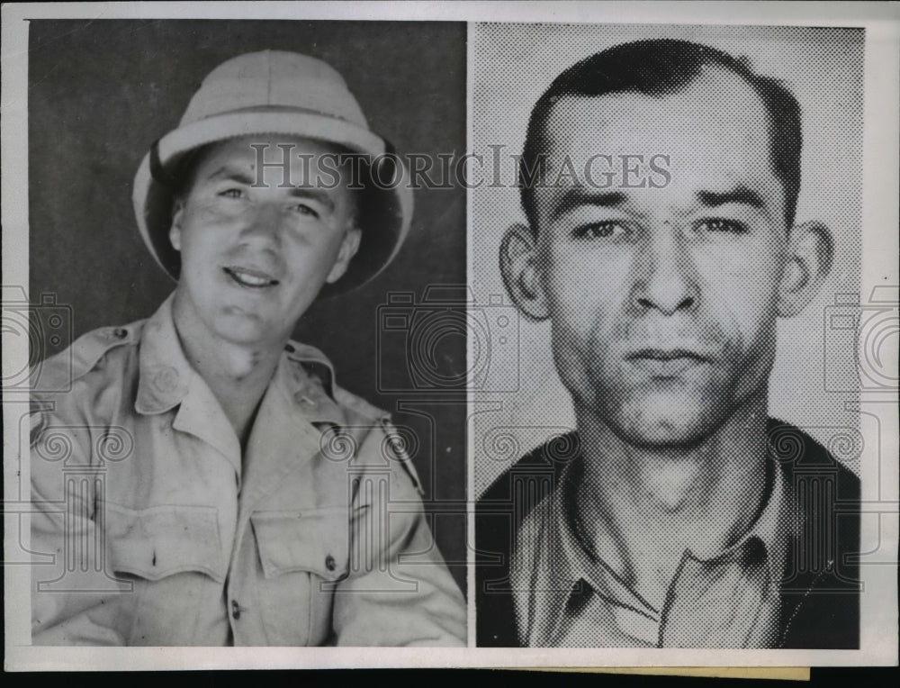 1945 Press Photo Leslie Klaus, Shooter Raymond Hedden of Davenport, Iowa