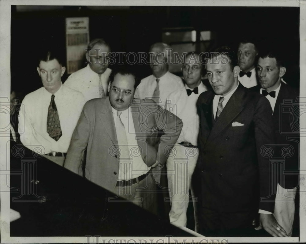 1933 Press Photo Ray I. Turk Sentenced in Ellington Apartments Arson, Chicago