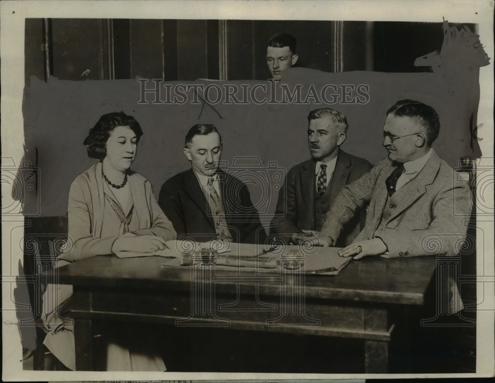 1926 Press Photo David R. Marshall Confessing Murder of Anna May Dietrich