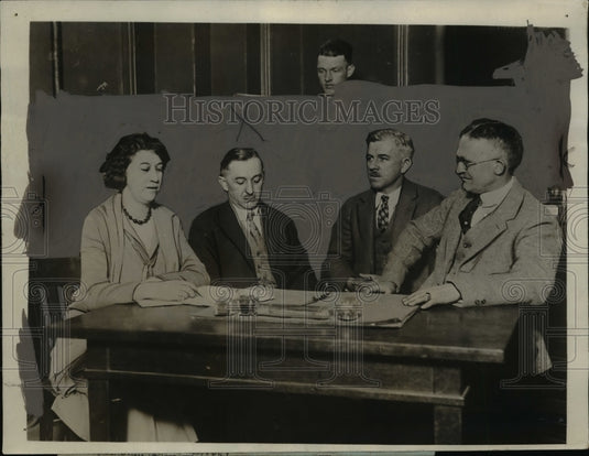 1926 Press Photo David R. Marshall Confessing Murder of Anna May Dietrich