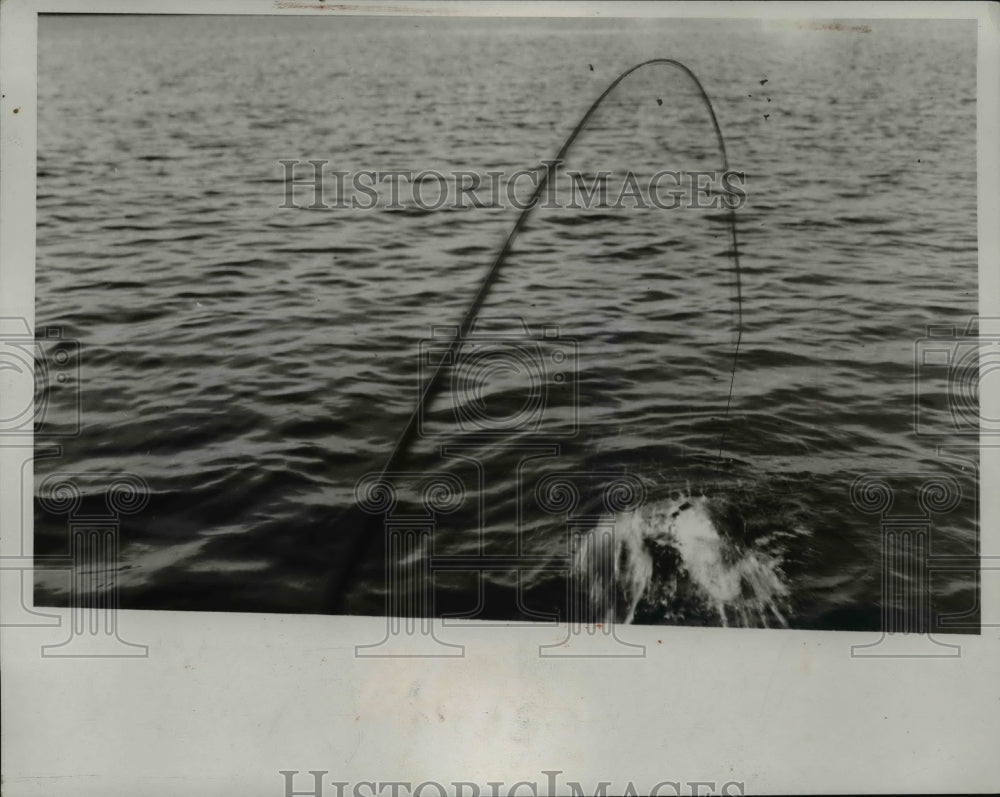 1935 Press Photo Lake Trout Fishing - nef45074
