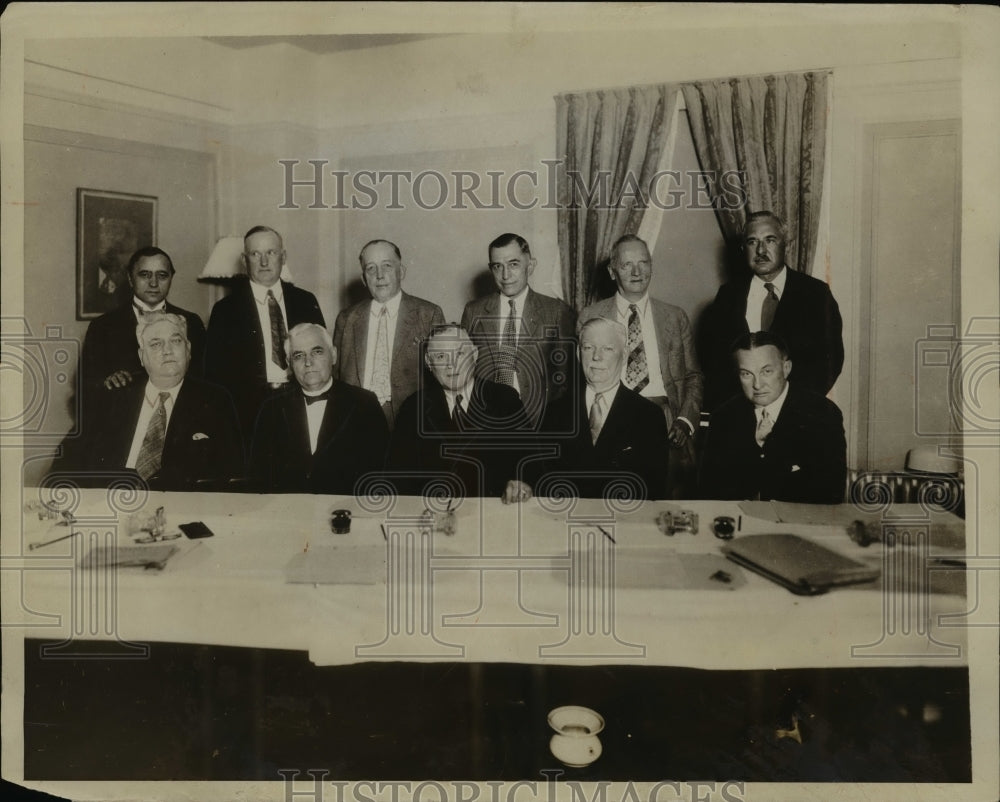 1931 Press Photo American Federation Labor AFL Executive Council, Atlantic City