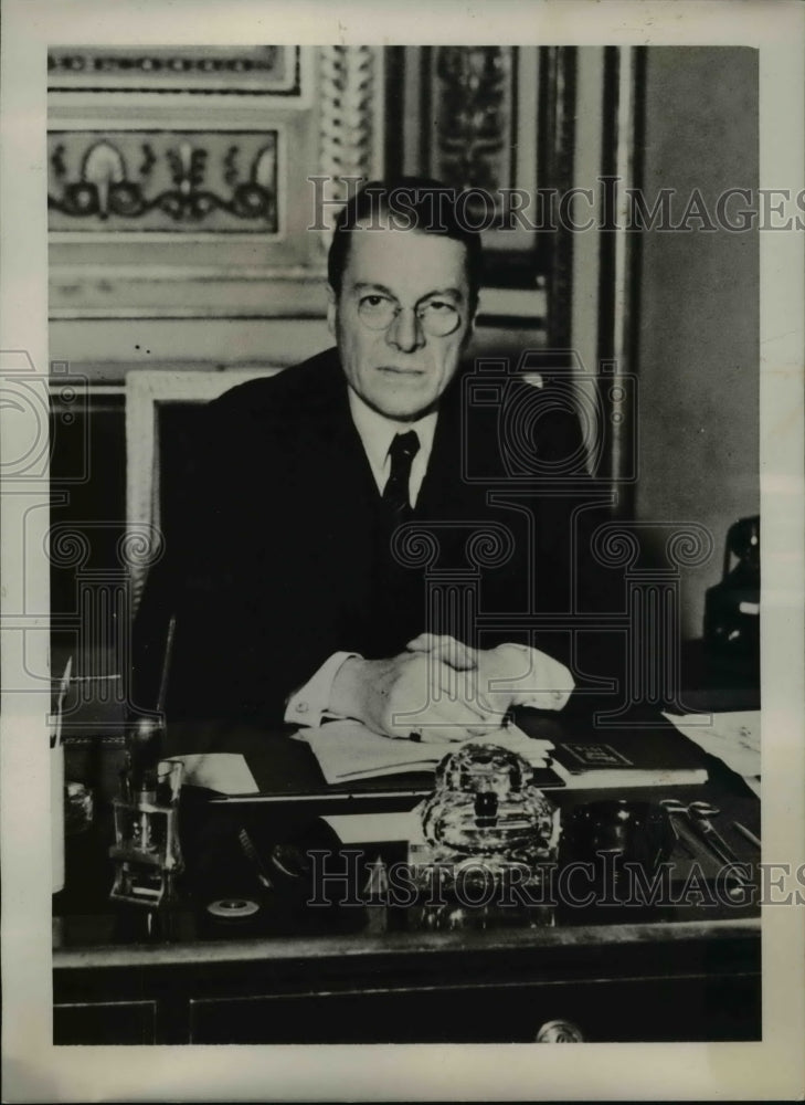 1940 Press Photo Christian Gunther Named Sweden's Foreign Minister - nef45172