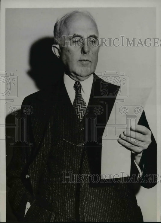 1938 Press Photo Kansas City Mayor Bryce B Smith Already Served 2 Terms